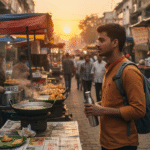 Pasos para disfrutar comida callejera india auténtica