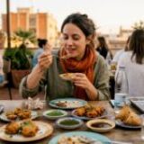 Pasos para degustación street food india auténtica Barcelona