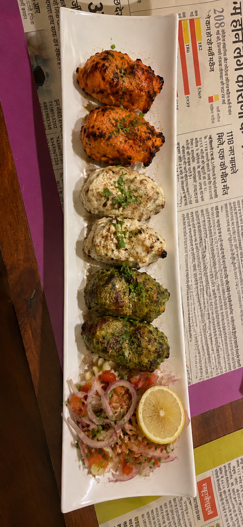 Tiranga Grill degustación de tandoori en Desi Galli Barcelona