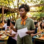 Workflow for group dining at an Indian restaurant