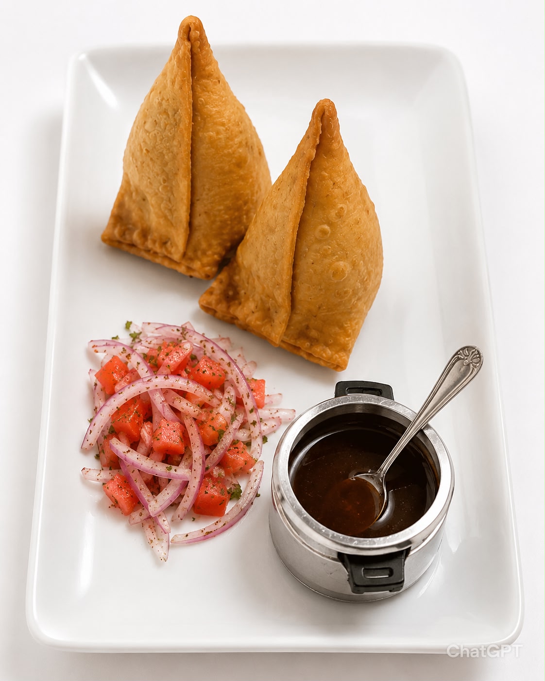 Desi Samosas empanadillas de cordero indias en Desi Galli Barcelona